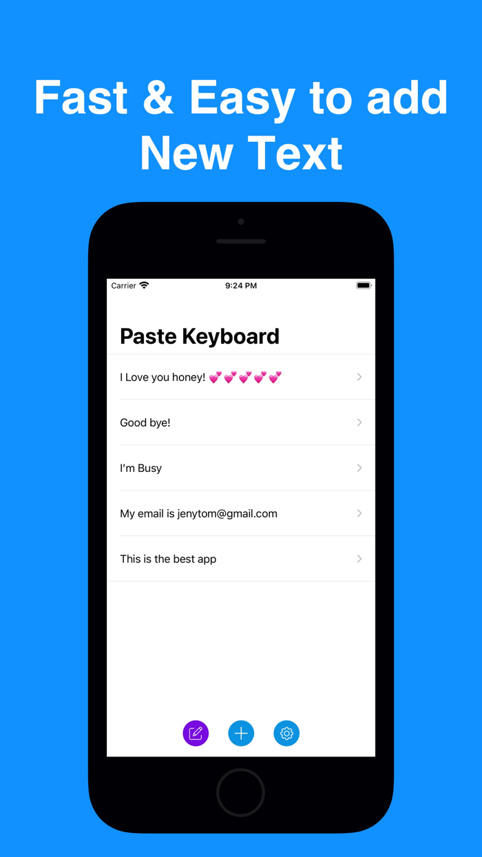 Paste Keyboard - Fast Copy app