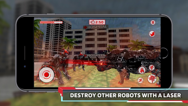 Rhino Robots Game screenshot-4