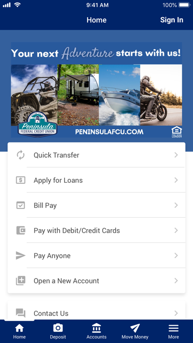 How to cancel & delete Peninsula Federal Credit Union from iphone & ipad 1