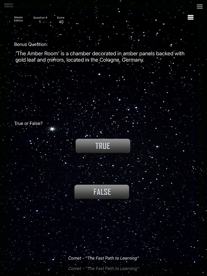 Master - Comet Spelling