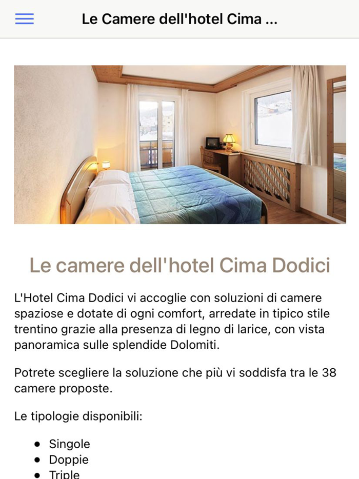 Hotel Cima Dodici