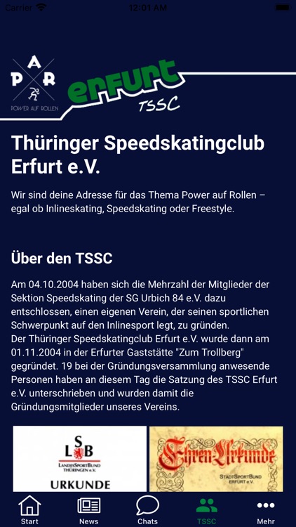 TSSC Erfurt - Power auf Rollen