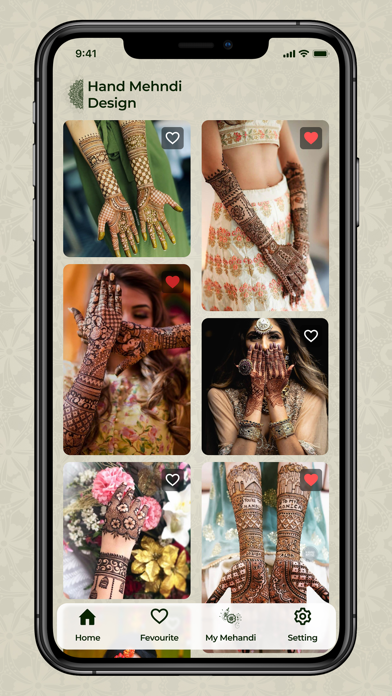 How to cancel & delete Hand Mehndi Design from iphone & ipad 1