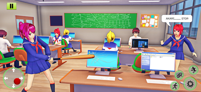 Anime School Girl Life Sim 3D