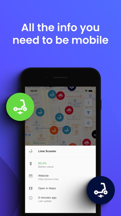 E-Scooter & Bike Map