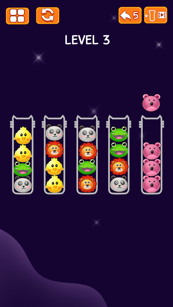 Ball Sort Puzzle Sorting