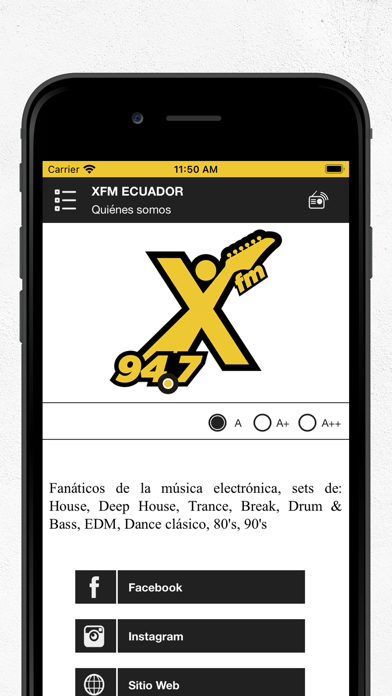 XFM ECUADOR screenshot 4