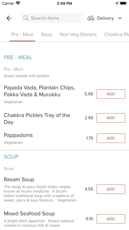 Chakkra south indian cuisine