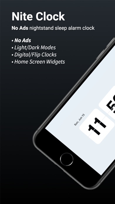 Nite Clock - Flip Clock WidgetCapture d'écran de 1
