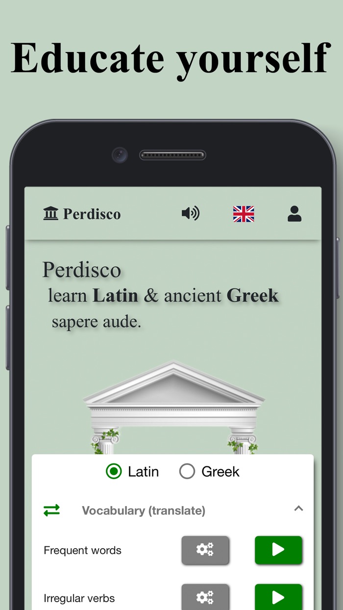 Perdisco - Learn Latin  Greek