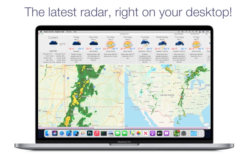 Radar Live Pro - doppler radar Screenshot