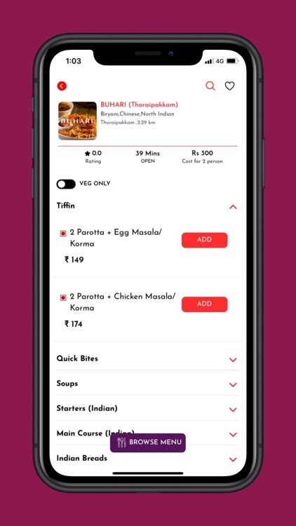 Carry Food Delivery Chennai screenshot-4