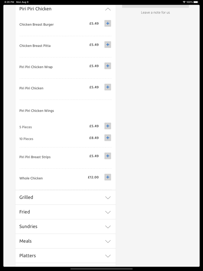 Roosters Peri Peri Grill,