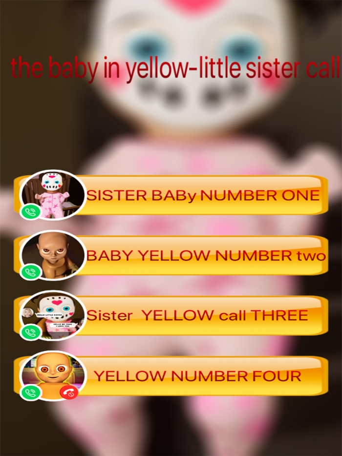 Call The Yellow Baby