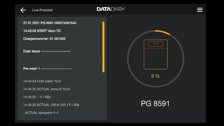 Miele DataDiary