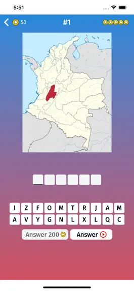 Game screenshot Colombia: Departments Map Quiz mod apk