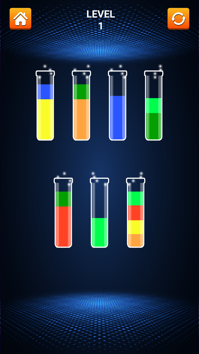 Sort Color Bottle Fill Water