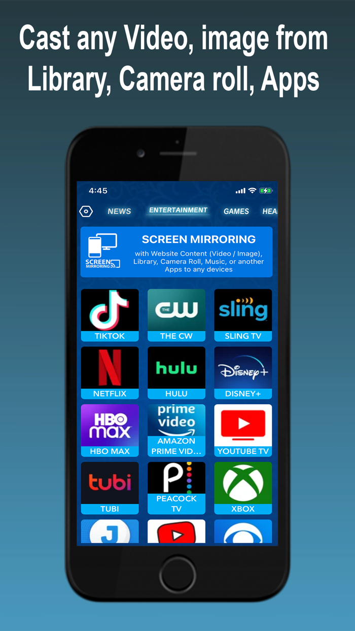 Screen Mirroring for All TV PC