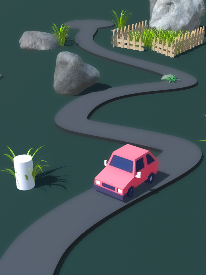 Small Town Car Driving