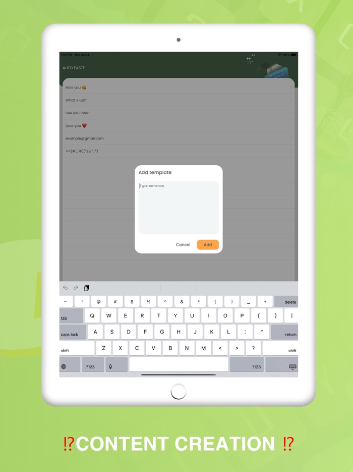 Auto Paste Keyboard Copy/Paste