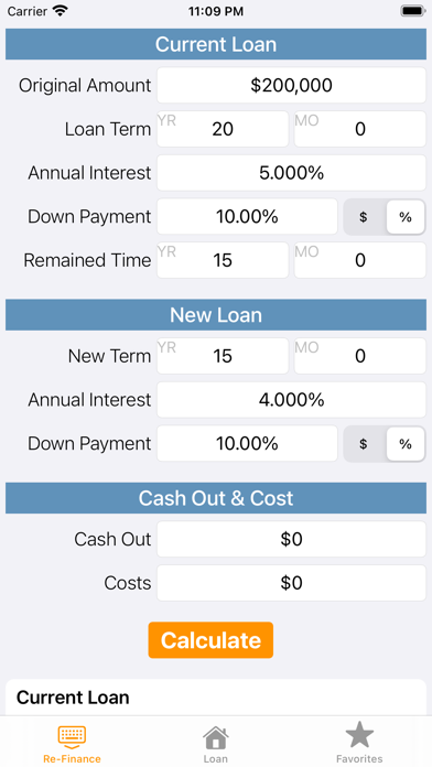 How to cancel & delete Refinance - Loan Calc Tracker from iphone & ipad 1