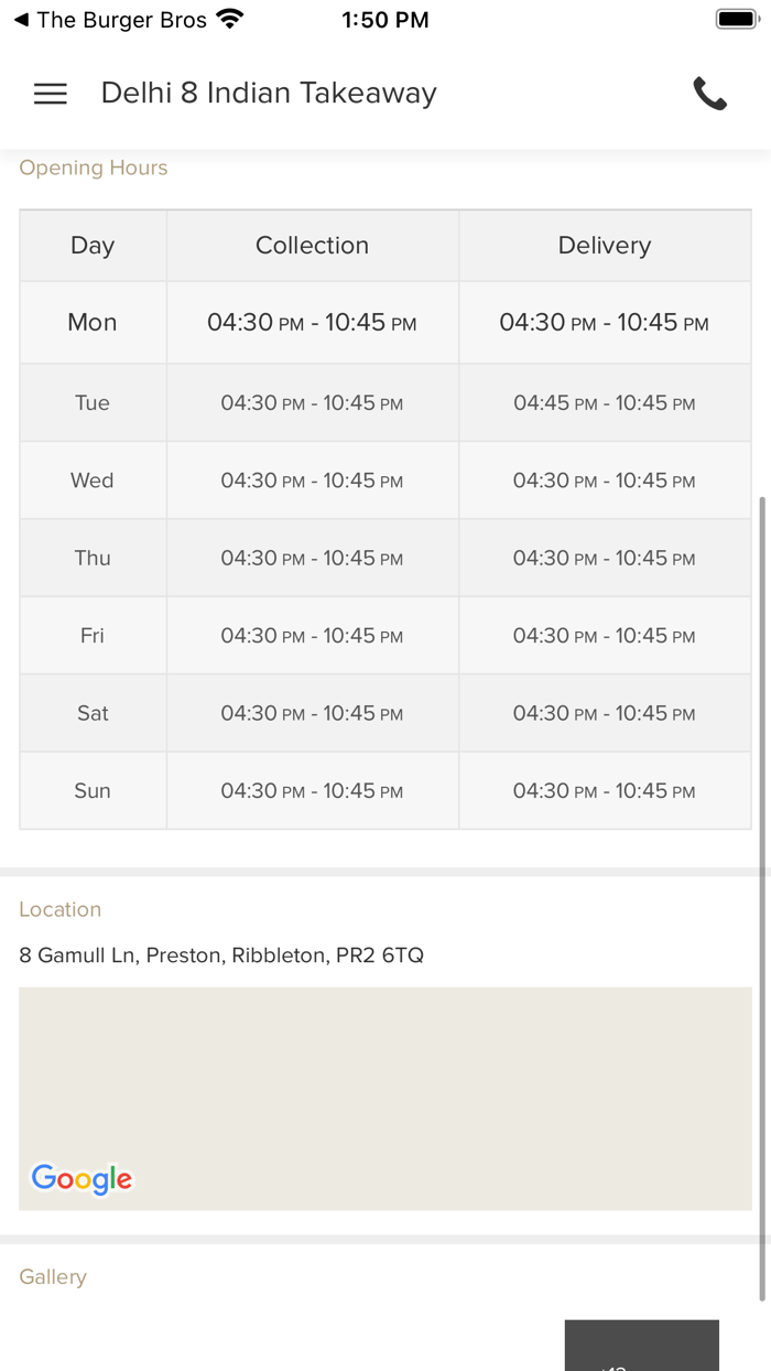 Delhi 8 Indian Takeaway.