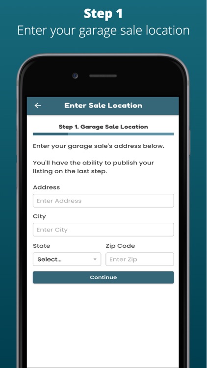 My Garage Sale App