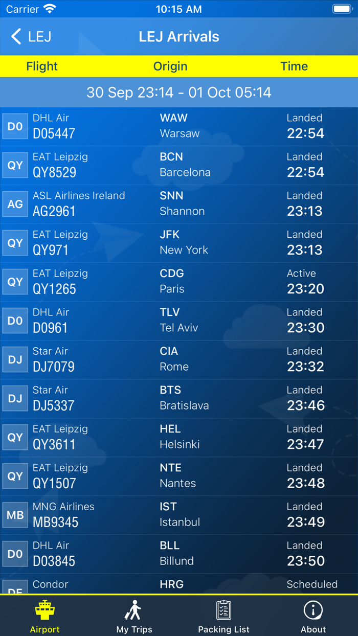 Leipzig Airport LEJ  Radar