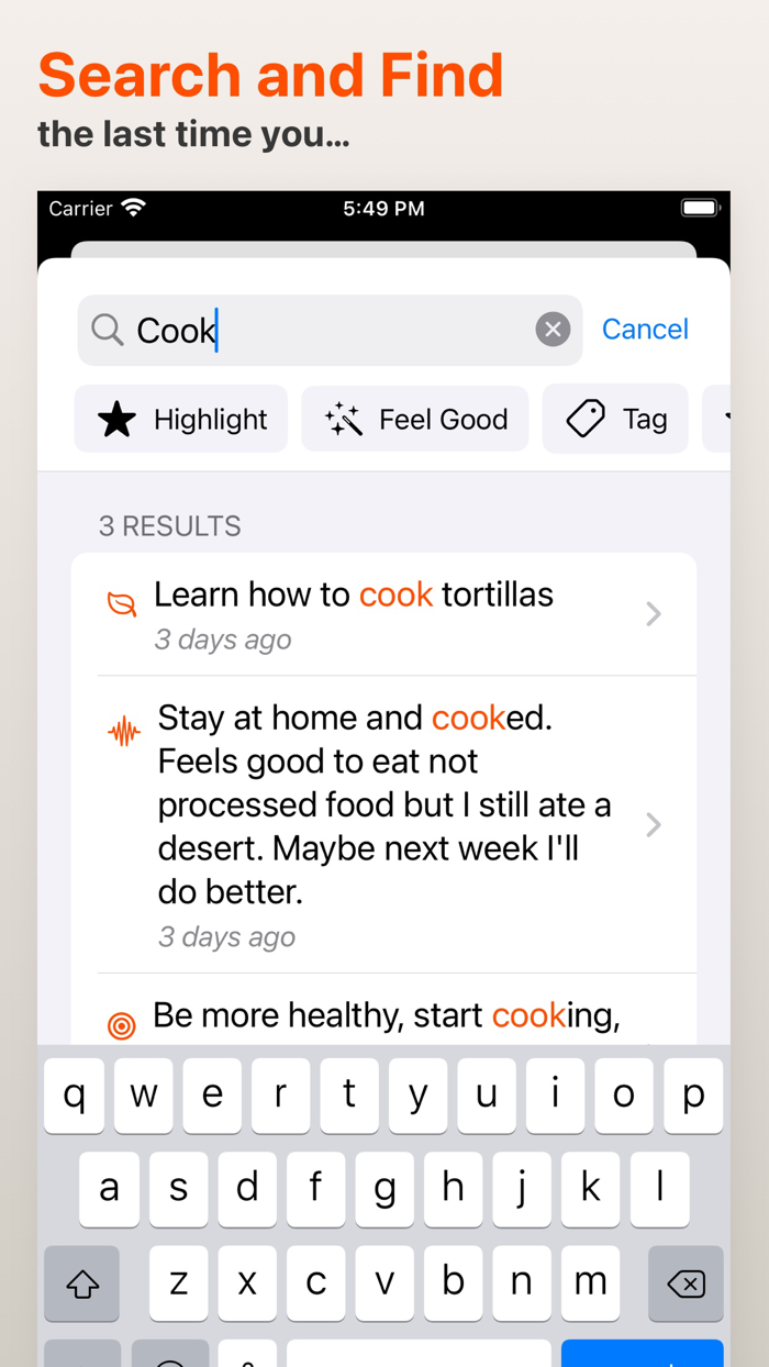Meta Journal Accomplishment