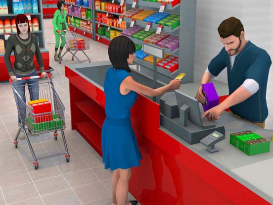 Hypermarket Cashier Game 3D screenshot 4