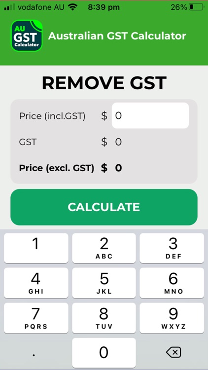 AU GST Calculator