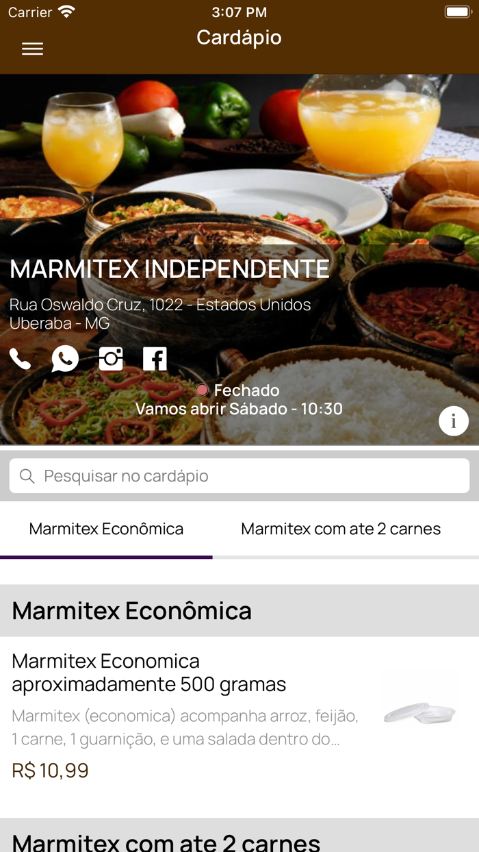 Marmitex Independente