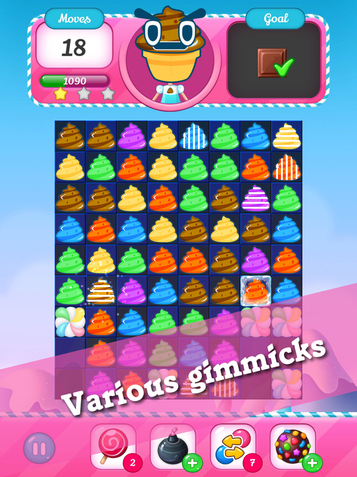 IceCream Candy Match-3 Puzzle
