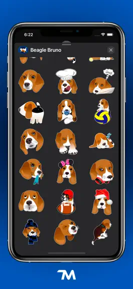 Game screenshot Beagle Bruno Stickers hack