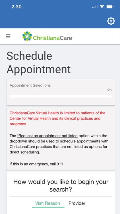 Christiana Care Patient Portal screenshot-1