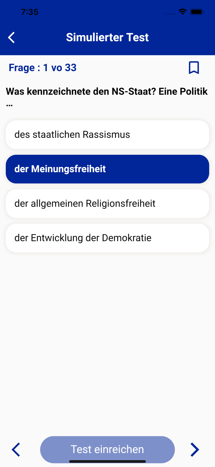 Deutschland Einbürgerungstest