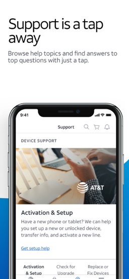 myAT&T app screenshot