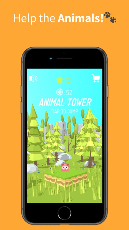 Animal Tower - Get to the top!