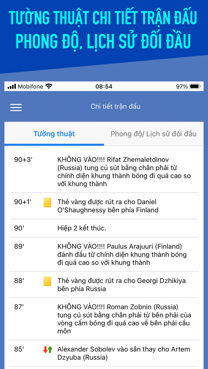 Tin Bong Da, Truc Tiep Bong Da