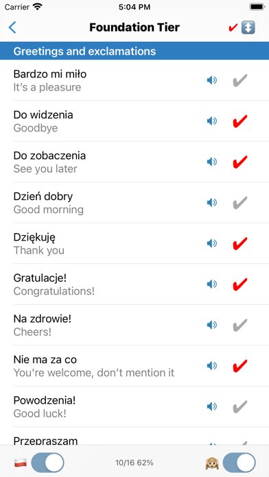 cRaMiT Polish GCSE Vocabulary screenshot 4