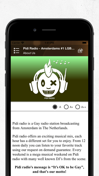 How to cancel & delete Pidi Radio - Your Gay Radio from iphone & ipad 4