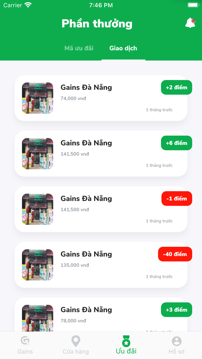 Gains - Siêu Thị Hàng Châu Âu