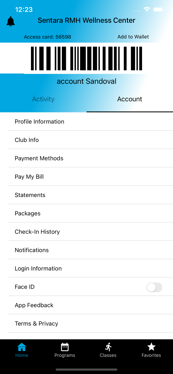 Sentara RMH Wellness Center