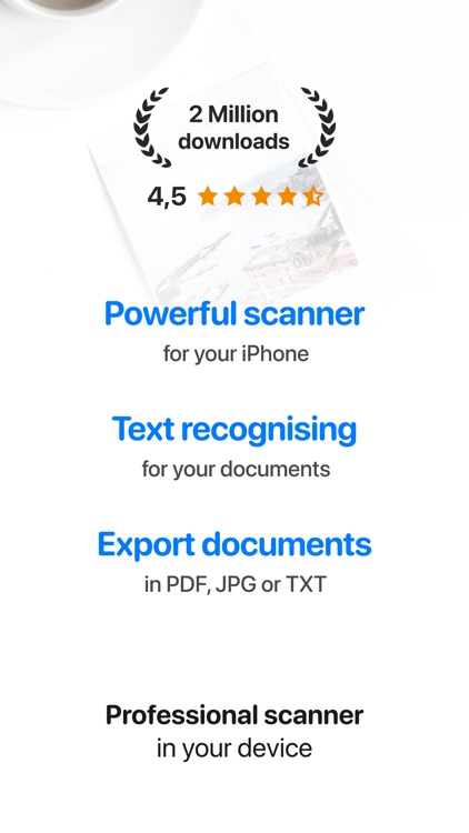 iScan - PDF & Document Scanner screenshot-1