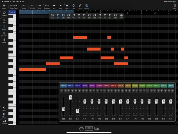 Helium AUv3 MIDI Sequencer screenshot-5