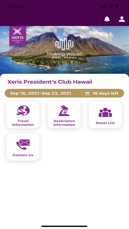 Xeris President’s Club Hawaii