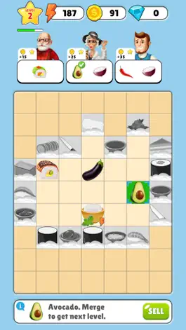 Game screenshot Merge Sushi apk