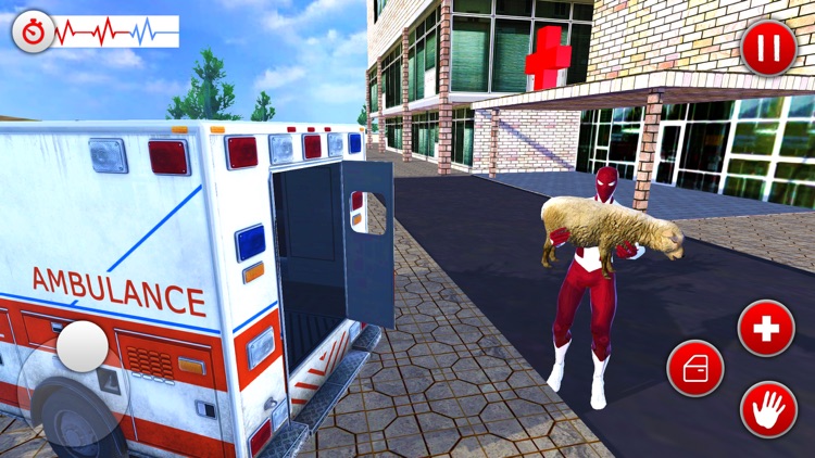 Flying Superhero Pet Rescue 3D