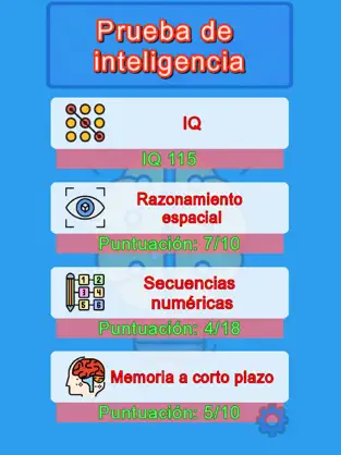 Screenshot 3 Prueba de inteligencia iphone