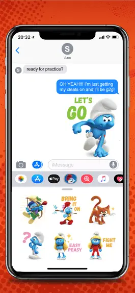 Game screenshot The Smurfs: 3D Stickers apk